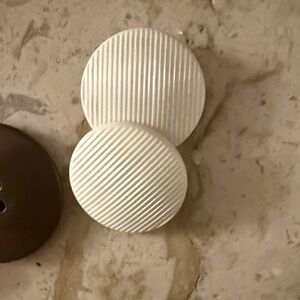 Elegant White Textured Wall Accent